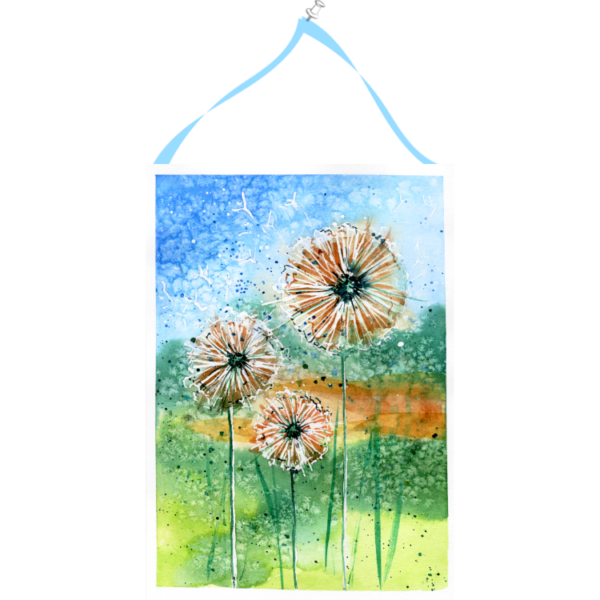 Dandelion #1 Hand Painted Original Watercolour on 6"x8" Cotton Paper