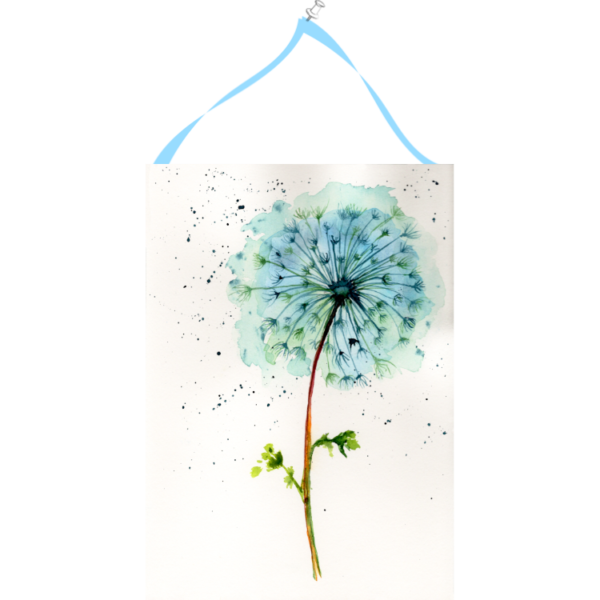 Dandelion #2 Hand Painted Original Watercolour on 6"x8" Cotton Paper
