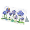 Flowers & Doodles #2 Hand Painted Original Watercolour on 6"x8" Cotton Paper