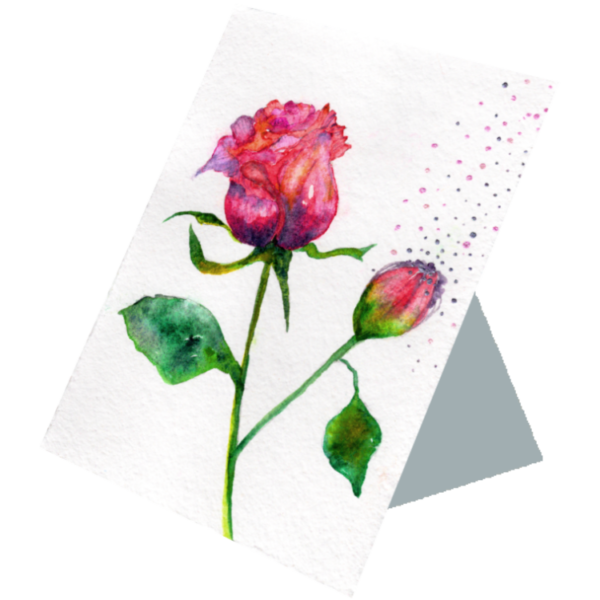 Paper Bloom #1 High Quality Print on 6"x8" Matt Coated Digital Paper