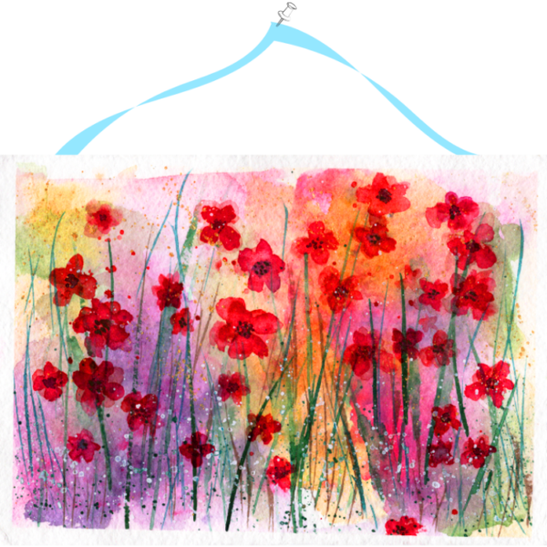 Paper Meadow #1 High Quality Print on 6"x8" Matt Coated Digital Paper