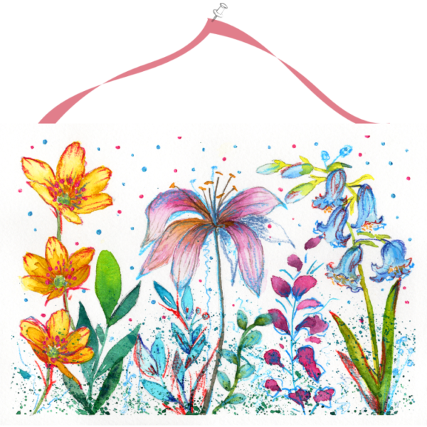 Spring Mix #1 Hand Painted Original Watercolour on 6"x8" Cotton Paper