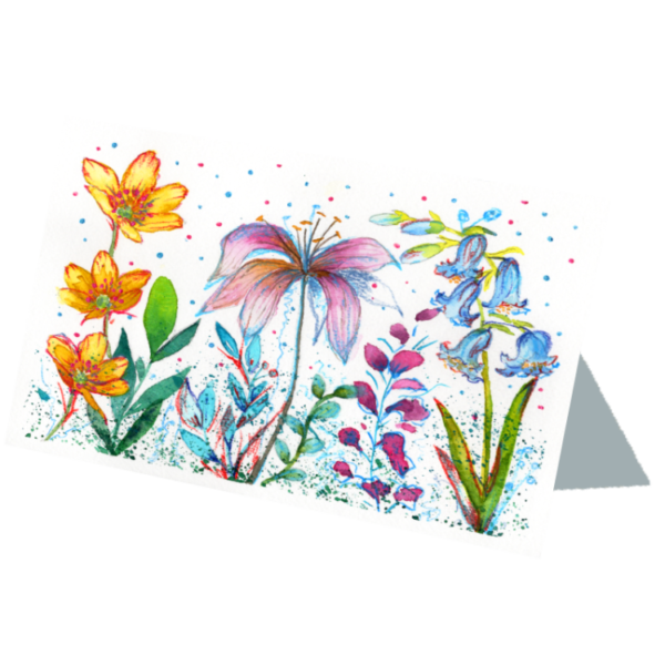 Spring Mix #1 Hand Painted Original Watercolour on 6"x8" Cotton Paper