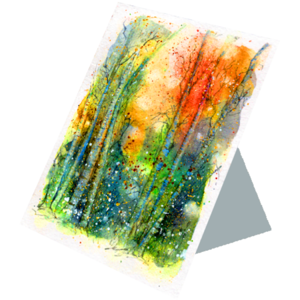 Trees #1 High Quality Print on 6"x8" Matt Coated Digital Paper