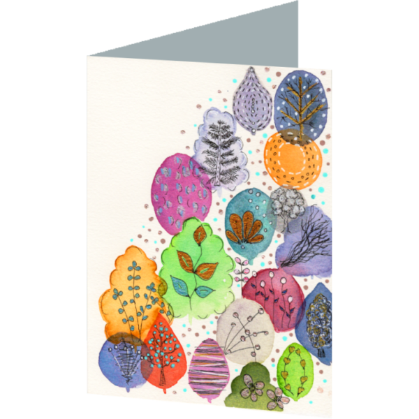 Bubbles #5 Folded 4"x6" Printed Card