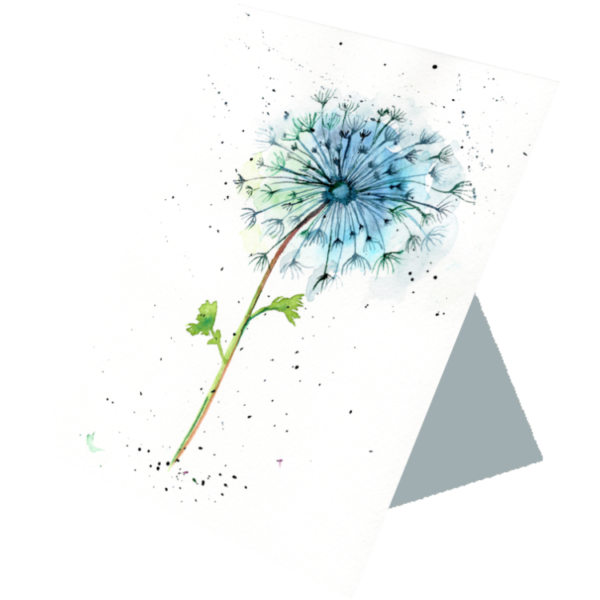 Dandelion #6 High Quality Print on 6"x8" Matt Coated Digital Paper