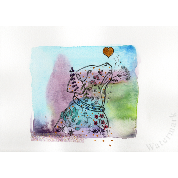 Dogs #1 High Quality Print on 6"x8" Matt Coated Digital Paper
