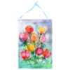 Flowers & Doodles #3 Hand Painted Original Watercolour on 6"x8" Cotton Paper