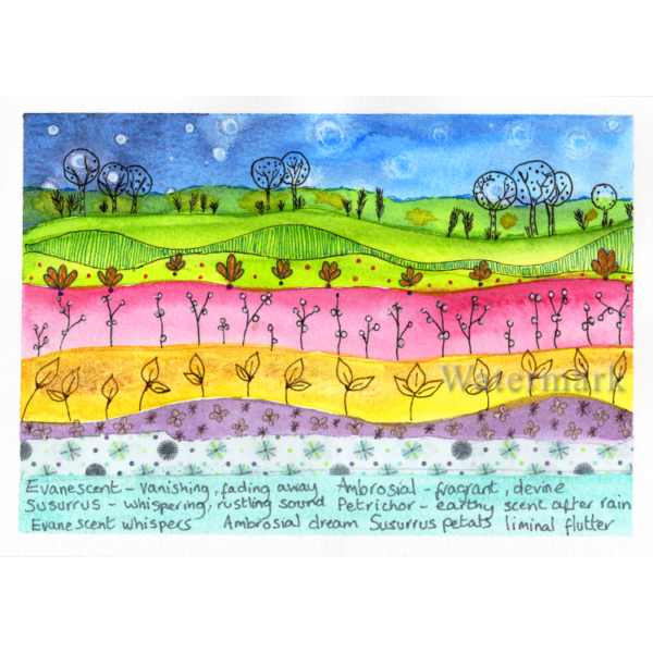 Landscape #6 High Quality Print on 6"x8" Matt Coated Digital Paper