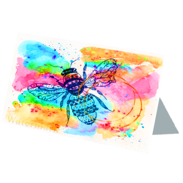 Manchester Bee #2 High Quality Print on 6"x8" Matt Coated Digital Paper