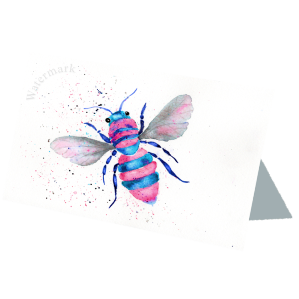 Manchester Bee #3 High Quality Print on 6"x8" Matt Coated Digital Paper
