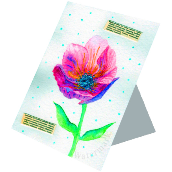 Paper Bloom #3 High Quality Print on 6"x8" Matt Coated Digital Paper