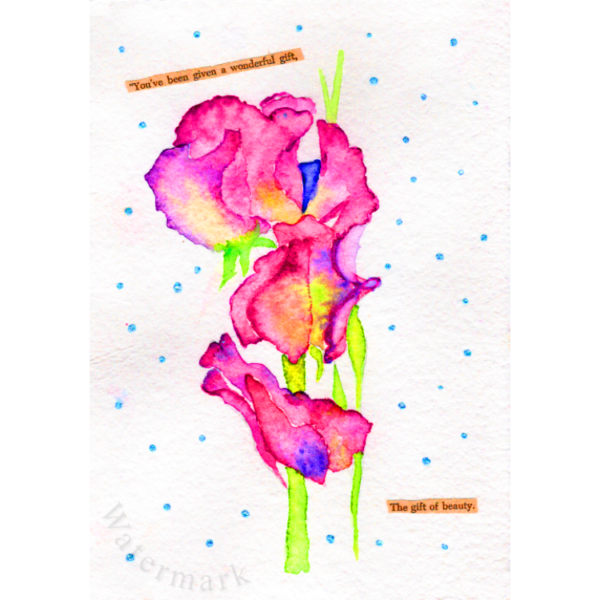 Paper Bloom #9 High Quality Print on 6"x8" Matt Coated Digital Paper