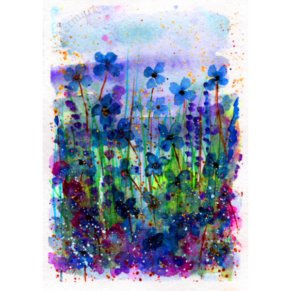 Paper Meadow #3 High Quality Print on 6"x8" Matt Coated Digital Paper
