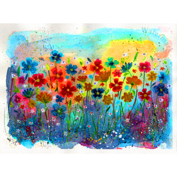 Paper Meadow #4 High Quality Print on 6"x8" Matt Coated Digital Paper
