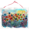 Paper Meadow #4 Hand Painted Original Watercolour on 6"x8" Cotton Paper