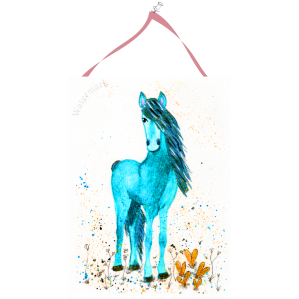 Pretty Pony #1 High Quality Print on 6"x8" Matt Coated Digital Paper