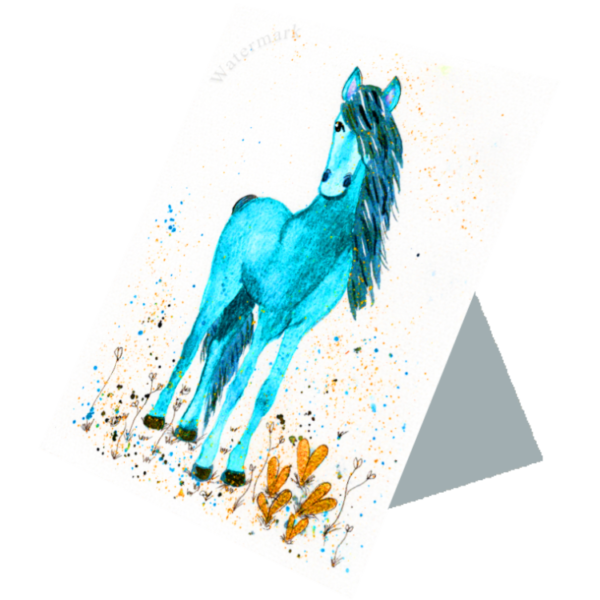 Pretty Pony #1 High Quality Print on 6"x8" Matt Coated Digital Paper