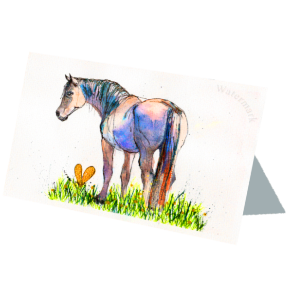 Pretty Pony #2 High Quality Print on 6"x8" Matt Coated Digital Paper