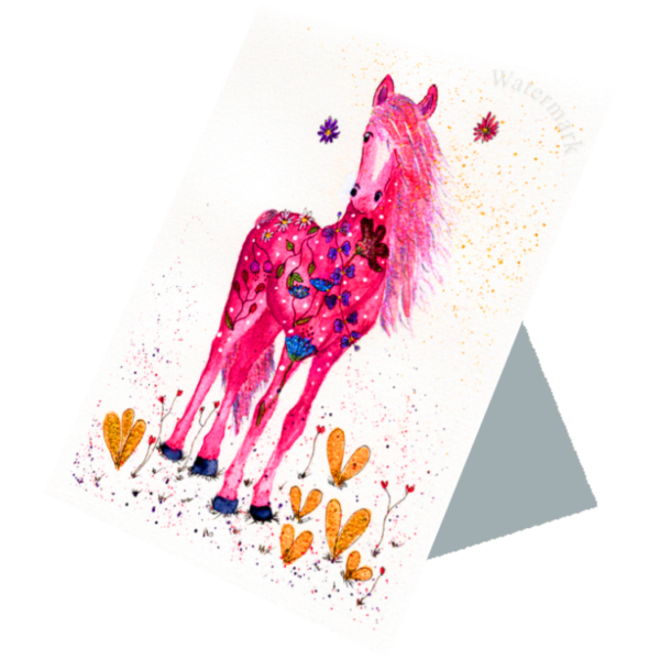 Pretty Pony #6 High Quality Print on 6"x8" Matt Coated Digital Paper