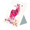 Pretty Pony #6 High Quality Print on 6"x8" Deckled Edge Watercolour Paper