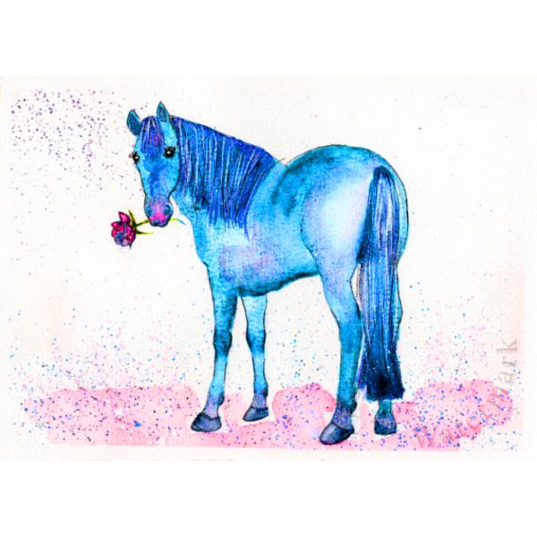 Pretty Pony #7 High Quality Print on 6"x8" Matt Coated Digital Paper