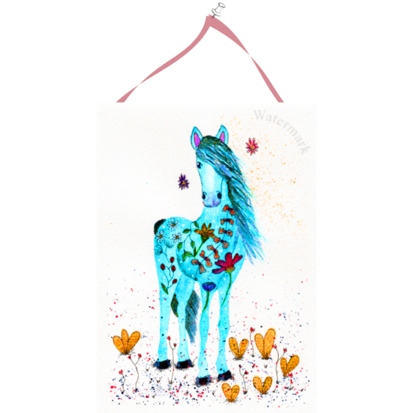 Pretty Pony #8 High Quality Print on 6"x8" Matt Coated Digital Paper