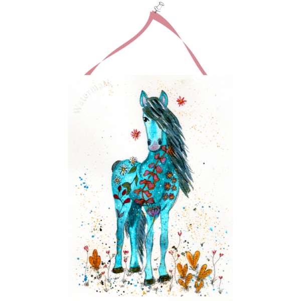 Pretty Pony #9 High Quality Print on 6"x8" Matt Coated Digital Paper