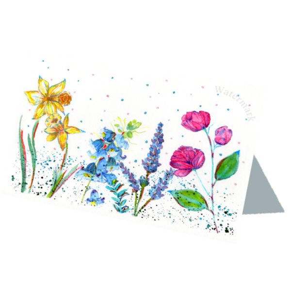 Spring Mix #3 Hand Painted Original Watercolour on 6"x8" Cotton Paper