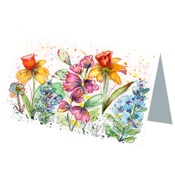 Spring Mix #5 Folded 4"x6" Printed Card