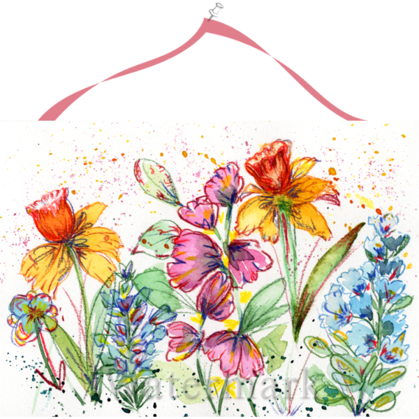 Spring Mix #5 Hand Painted Original Watercolour on 6"x8" Cotton Paper