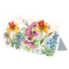 Spring Mix #5 Hand Painted Original Watercolour on 6"x8" Cotton Paper