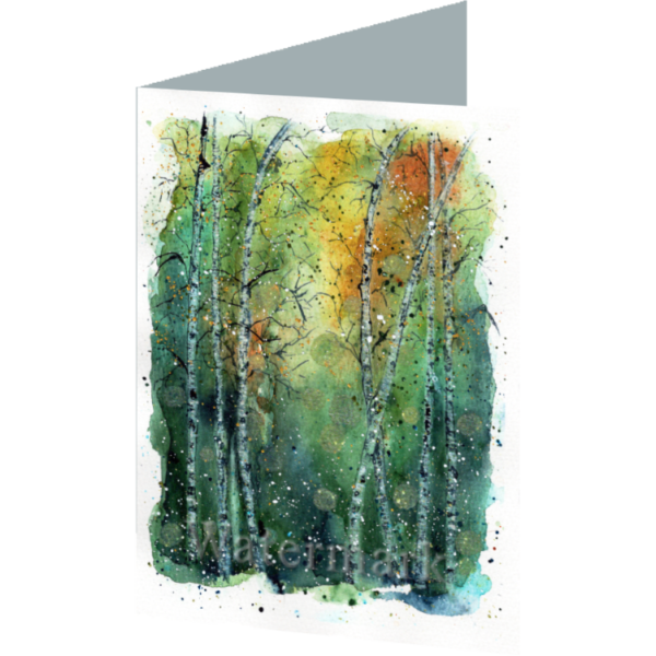 Trees #5 Folded 4"x6" Printed Card