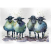 Whimsical Creatures #1 High Quality Print on 6"x8" Deckled Edge Watercolour Paper