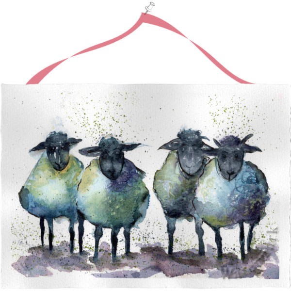 Whimsical Creatures #1 High Quality Print on 6"x8" Deckled Edge Watercolour Paper