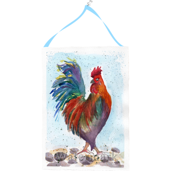 Whimsical Creatures #3 High Quality Print on 6"x8" Deckled Edge Watercolour Paper