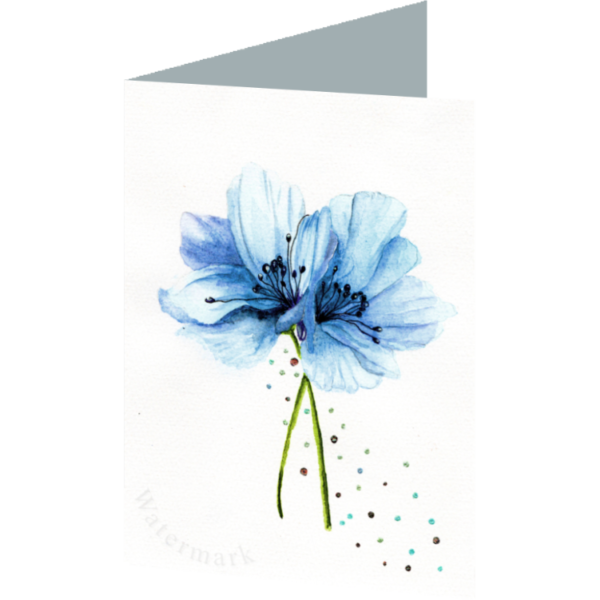 Flowers&Dots_8_750x750_HardEdge_folded Painted Gift Card