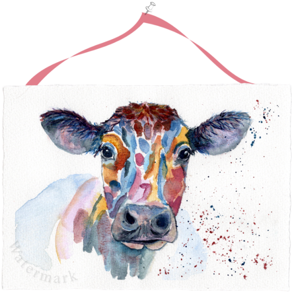 Whimsical Creatures#10 High Quality Print on 6"x8" Deckled Edge Watercolour Paper