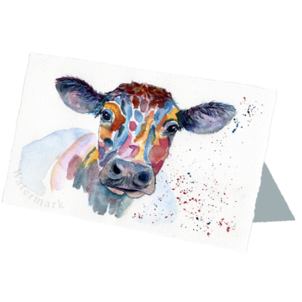 Whimsical Creatures#10 High Quality Print on 6"x8" Deckled Edge Watercolour Paper