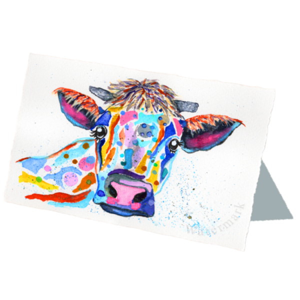 Whimsical Creatures #4 High Quality Print on 6"x8" Deckled Edge Watercolour Paper