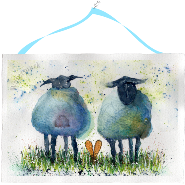 Whimsical Creatures #7 High Quality Print on 6"x8" Deckled Edge Watercolour Paper