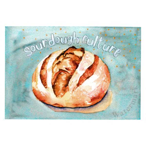 Sourdough Culture #1 High Quality Print on 6"x8" Matt Coated Digital Paper
