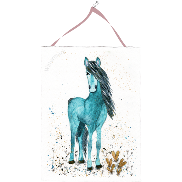 Pretty Pony #1 High Quality Print on 6"x8" Matt Coated Digital Paper