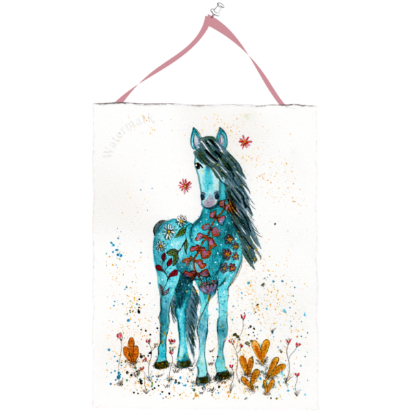 Pretty Pony #9 High Quality Print on 6"x8" Matt Coated Digital Paper