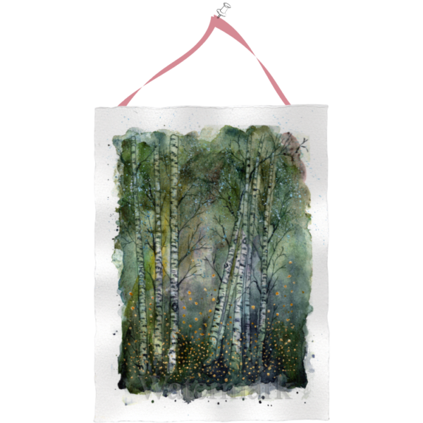 Trees #6 High Quality Print on 6"x8" Deckled Edge Watercolour Paper