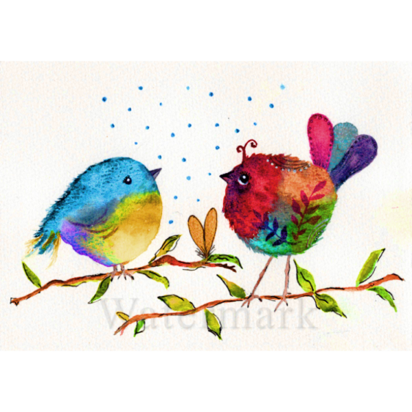 Whimsical Creatures#11 High Quality Print on 6"x8" Matt Coated Digital Paper