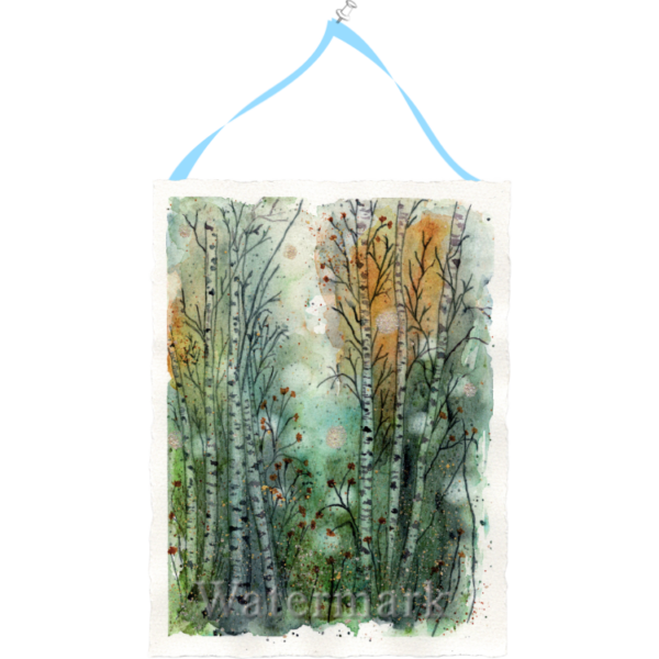 Trees #1 High Quality Print on 6"x8" Matt Coated Digital Paper