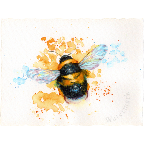 Spring #5 High Quality Print on 6"x8" Deckled Edge Watercolour Paper