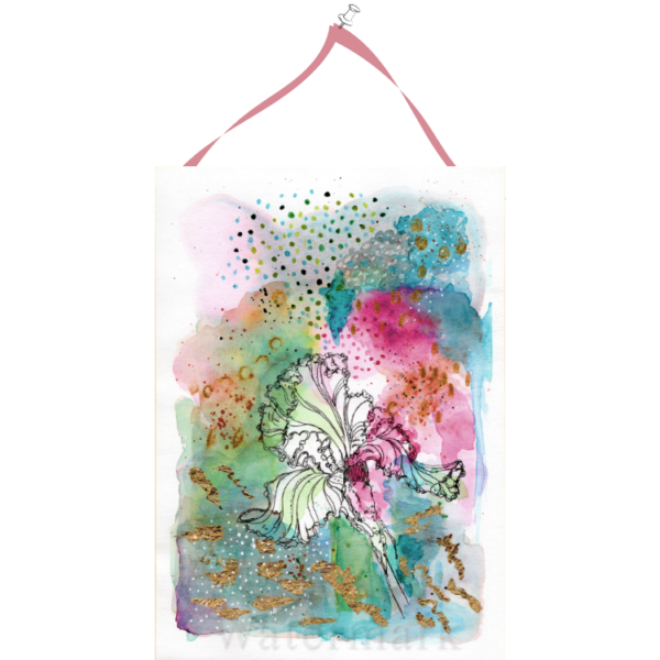 Spring #6 Hand Painted Original Watercolour on 6"x8" Cotton Paper